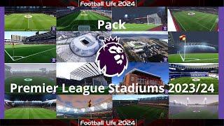 Premier League Stadiums  2023/24 Football Life 24