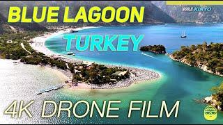 BLUE LAGOON DRONE FOOTAGE | 4K AERIAL VIEWS OF TURKEY’S NATURAL WONDER