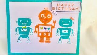 Stampin Up Robot Buddies Kid’s Card Kit