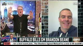 Bills GM Brandon Beane on Josh Allen extension, NFL free agency & more! | The Pat McAfee Show