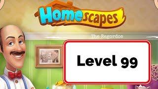 Homescapes Level 99 - No Boosters