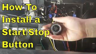 how to install a universal engine start stop button