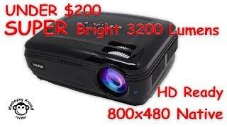 SUPER Bright 3200 Lumens 1080P LED Home Theater Projector by Roadwi review