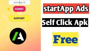 startApp ads self click app free | startapp ads self earning app free | self click app free |