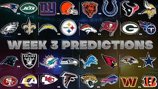 NFL Week 3 Predictions