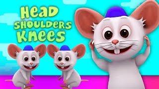 ไหล่หัวหัวเข่าและเท้า | เพลงเด็กอนุบาล | Head Shoulder Knees And Toes | Little Treehouse Thailand