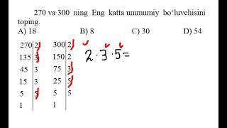 Matematika master yechimi  152