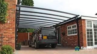 A Gentle Curved Carport Canopy