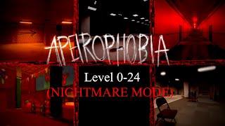 (Roblox) Apeirophobia | Chapter 1 & 2 (Level 0-24) | Nightmare Mode