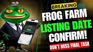 frog farm listing date revealed | listing price prediction | frog farm airdrop #frogfarm