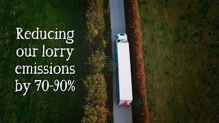 How we've reduced our lorry emissions by 70-90%...