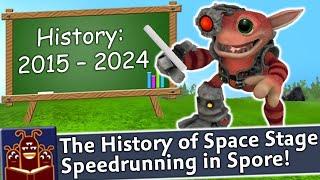 The History of Space Stage Speedrun World Records in Spore