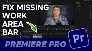 How To Fix Missing Work Area Bar in Adobe Premiere Pro