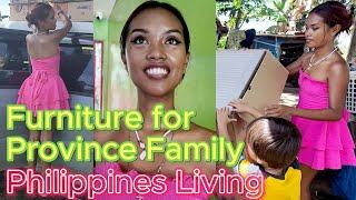  Filipina Gives Dresser, Bed Mattress & More to Province Family OFF GRID ISLAND PHILIPPINES LIVING