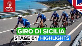 Bunch Sprint To Start The Race! | Tour Of Sicily 2022 Stage 1 Highlights