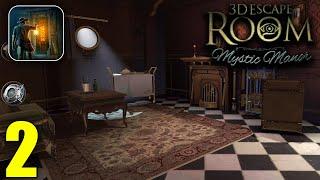 3D Escape Room : Mystic Manor Gameplay Walkthrough Part 2 (iOS, Android)