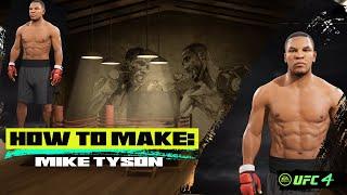 How To Make: Mike Tyson In EA Sports UFC 4 (Prime 24 Year Old Heavyweight Champ / Step-By-Step)