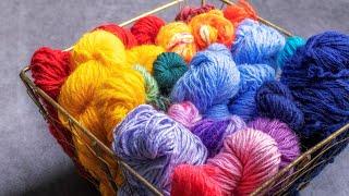 A second life for yarn | Disinfection of threads | Eco-friendly use of knitting threads