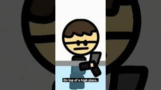 my thoughts when I’m high up: