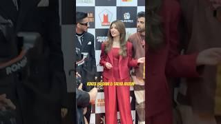 Kinza hashmi & Talha Anjum spotted at Kattar Karachi premier night.