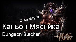 Гайд по данжу Butcher's Canyon. Подземелье Т1 50 уровня в Throne And Liberty.