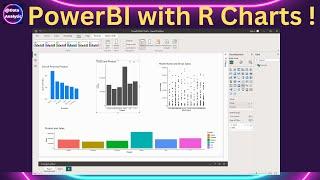 PowerBI and R Beginners : Interactive R Graphs with Power BI #4kvideo