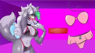 ROXANNE WOLF + GREGORY - ALL CLOTHES =??? | FNAF ANIMATION