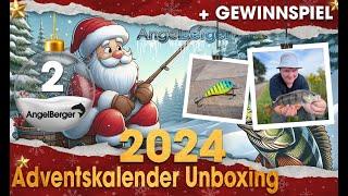 2024 Angel Berger Adventskalender Unboxing Türchen 2 Vorstellung Angel  Weihnachtskalender Angeln