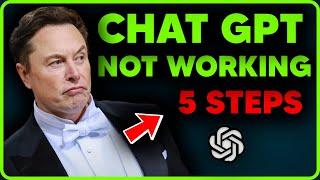 Chat Gpt is not Working || How to fix Chat GPT Not Working