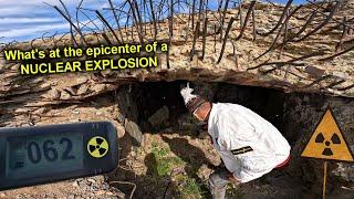 Penetrated into the NUCLEAR EXPLOSION EPICENTER ️Fierce radiation️Molten earth and burnt concrete