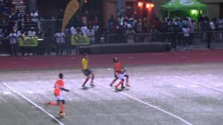 Fadkidjsoccerclub vs Jacmel in action