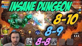 САМЫЕ ПРОСТЫЕ 8 КОШМАРКИ \ 8-(8-9-10) \ INSANE DUNGEON 8-8-9-10 \ БИТВА ЗАМКОВ \ CASTLE CLASH