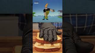 Johnny Bravo's Nutty Peanut Butter's for A Love Letter! #johnnybravo #cookingwithfred #shorts
