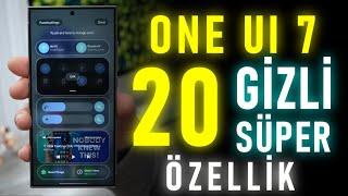 Samsung One UI 7 SÜPER 20+ GİZLİ ÖZELLİK  !