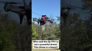 Dji FPV drone is such a powerful machine | 0-93mph in seconds #dji #djifpv #djifpvdrone #fpvdrone