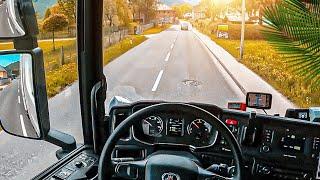 I knocked over the load on the winding roads!   Scania Vlog