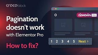 Pagination Is Not Working: Elementor Pro Archive Products Returns a 0 | TroubleShoot