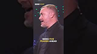 Stephen Hendry just dropped that in… 