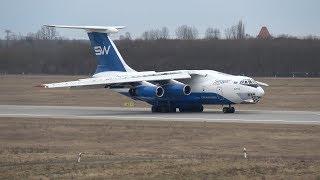 Soloviev D-30KP Engine Sound Ilyushin IL-76TD Silk Way Airlines [4K-AZ41] at LEJ EDDP