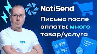 №2. Автоматическая отправка писем после оплаты (несколько товаров или услуг) — Тильда
