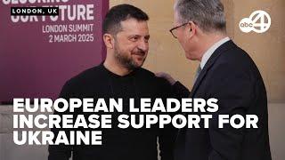 European leaders pledge support to Ukraine, Zelenskyy following explosive White House visit