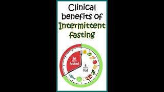 Clinical benefits of Intermittent Fasting | Bio Facts | Latest update | Animated biology | #shorts