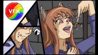 Giantess Wolf Girl Vore [Comic]