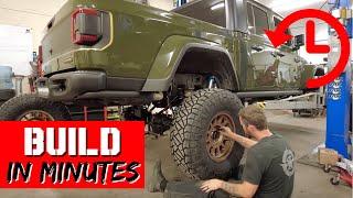 Custom Jeep Gladiator Build In Only 8 Minutes! - Total Jeep Transformation