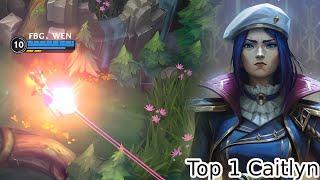 Wild Rift Caitlyn - Top 1 Caitlyn Gameplay Rank Season 15