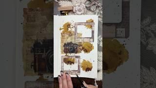 Autumn  ASMR Scrapbook Journal With Me using NEW INK 