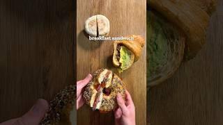 Cheap vs expensive breakfast sandwich