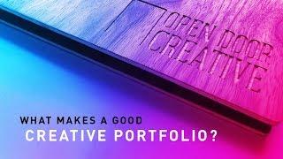 What Makes A Good Creative Portfolio?