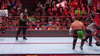 Roman reings vs Samoe Joe is injured best match