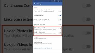 How to upload Facebook high quality photo videos and story |